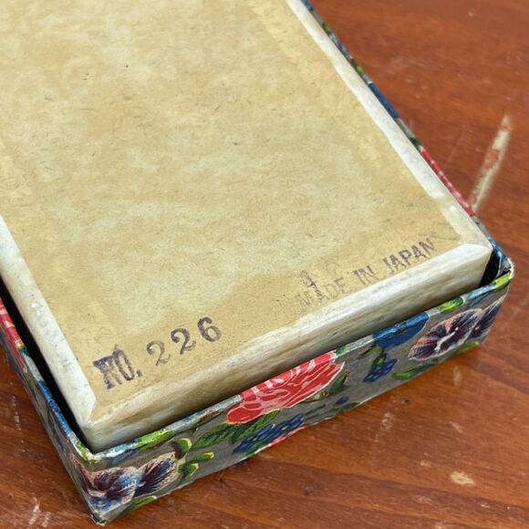 Vtg Hand Painted Wood Spoon and Fork Serving Set Hibiscus Flowers Made in Japan - Picture 10 of 10